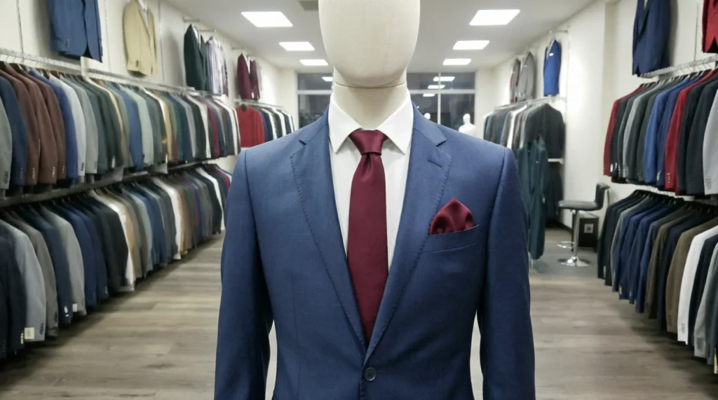 Prom Suit Burgundy Accessories Phoenix