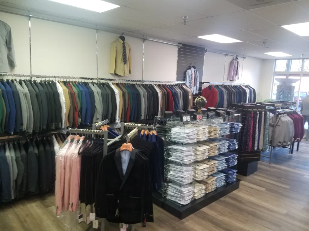 Van Allans Mens Fashion Phoenix Store Interior