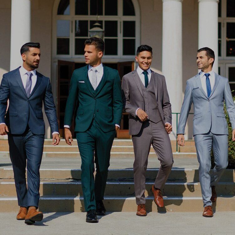 A group of men in tuxedos